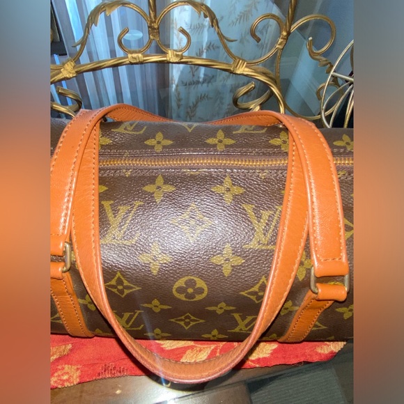 💯AUTHENTIC VINTAGE LOUIS VUITTON BROWN CANVAS MONOGRAM PAPILLON 30 SHOULDER BAG - Picture 4 of 15